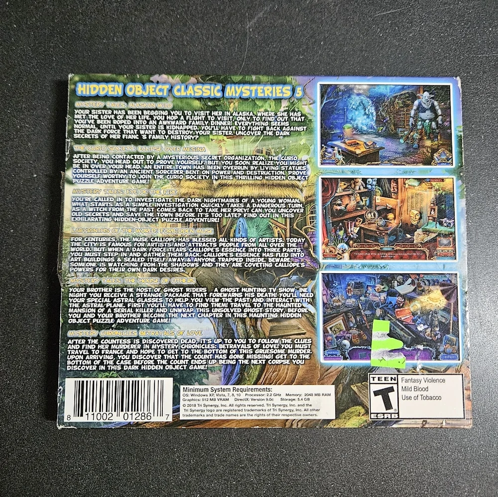 Hidden Object Classic Mysteries 5 & 6 Pack DVD-ROM for PC